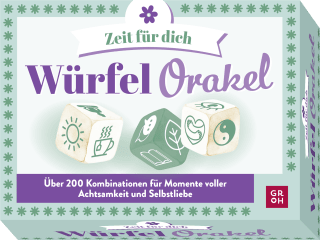Produktbild von Würfelorakel – Zeit für dich: Über 200 Kombinationen für Momente voller Achtsamkeit und Selbstliebe