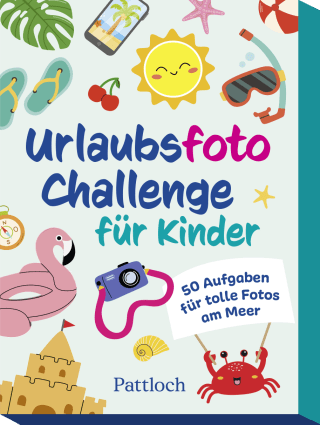 Produktbild von Urlaubsfoto-Challenge für Kinder: 50 Aufgaben für tolle Fotos am Meer