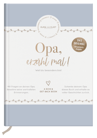 Produktbild von Opa, erzähl mal! | Elma van Vliet: Das Erinnerungsalbum deines Lebens