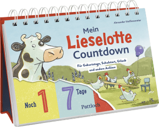 Produktbild von Mein Lieselotte Countdown: Für Geburtstage, Schulstart, Urlaub, Ferien, Weihnachten und andere Anlässe