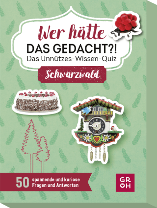 Produktbild von Wer hätte das gedacht?! Das Unnützes-Wissen-Quiz Schwarzwald