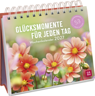 Produktbild von Wochenkalender 2027: Glücksmomente für jeden Tag