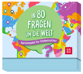 In 80 Fragen um die Welt - Kartenspiel für Globetrotter