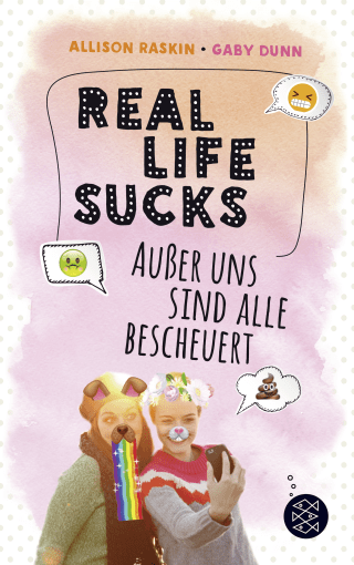 Buchcover von Real Life Sucks. Außer uns sind alle bescheuert