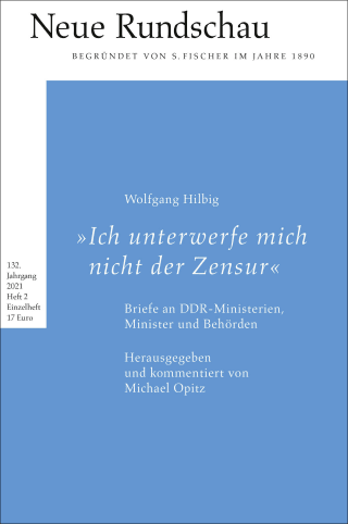 Neue Rundschau 2021/2