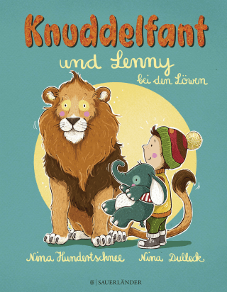 Knuddelfant und Lenny bei den Löwen