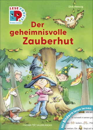 Buchcover von Leseprofis – Mit Bildern lesen lernen: Der geheimnisvolle Zauberhut, Erstes Lesen