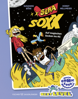 Buchcover von Sera Soxx – Auf magischen Socken ins All