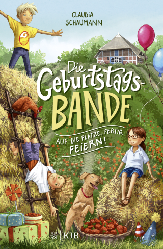 Buchcover von Die Geburtstagsbande. Auf die Plätze, fertig, feiern!