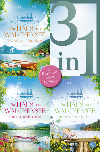 Buchcover von Das Haus am Walchensee - Neuanfang in Traumlage / Glück ist Familiensache / Herzensort zum Bleiben - Drei Romane in einem Band