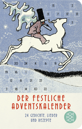 Buchcover von Der festliche Adventskalender: 24 Gedichte, Lieder und Rezepte