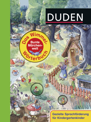 Buchcover von Duden: Das Wimmel-Wörterbuch - Bunte Märchenwelt