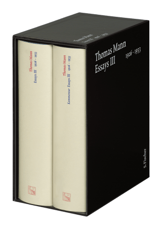 Buchcover von Essays III 1926–1933: Text und Kommentar in einer Kassette