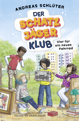 Buchcover von Der Schatzjäger-Klub – Vier für ein neues Fahrrad EBOOK