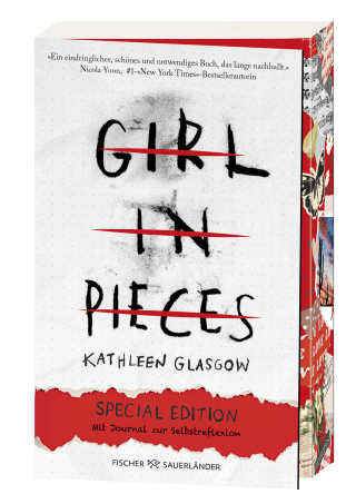 Buchcover von Girl in Pieces – Special Edition mit Journal zur Selbstreflexion