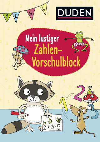 Buchcover von Duden: Mein lustiger Zahlen-Vorschulblock: Erstes Rechnen