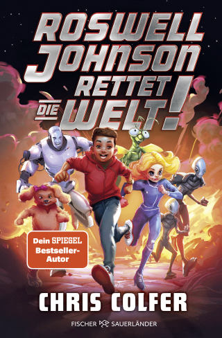 Buchcover von Roswell Johnson rettet die Welt