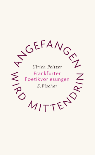 Buchcover von Angefangen wird mittendrin: Frankfurter Poetikvorlesungen