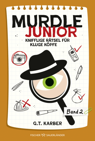 Buchcover von Murdle junior 2: Knifflige Rätsel für kluge Köpfe