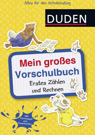 Buchcover von Mein großes Vorschulbuch: Erstes Zählen und Rechnen: Zahlen lernen ab 5 Jahren