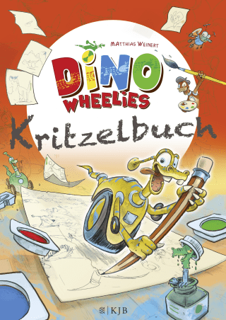 Buchcover von Dino Wheelies - Doodle Book