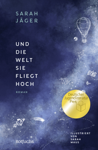 Buchcover von Und die Welt, sie fliegt hoch