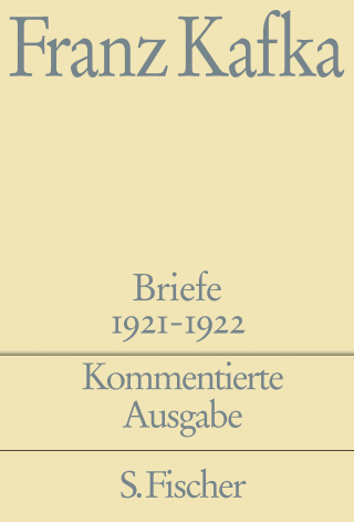 Buchcover von Briefe 1921-1922: Band 5 (Kommentierte Ausgabe)
