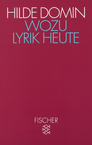Buchcover von Wozu Lyrik heute: Dichtung und Leser in der gesteuerten Gesellschaft