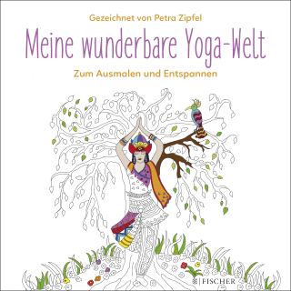 Buchcover von Meine wunderbare Yoga-Welt: Zum Ausmalen und Entspannen