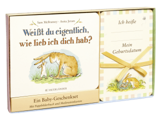 Weißt du eigentlich, wie lieb ich dich hab? Ein Baby-Geschenkset