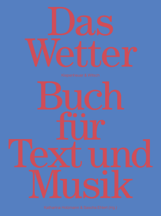 Buchcover von Das Wetter Buch für Text und Musik