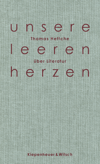 Buchcover von Unsere leeren Herzen: Über Literatur