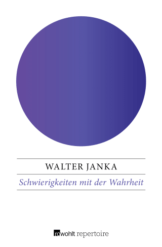 Buchcover von Schwierigkeiten mit der Wahrheit