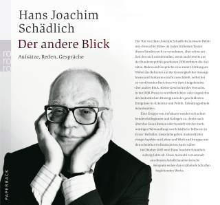 Buchcover von Der andere Blick: Aufsätze - Reden - Gespräche