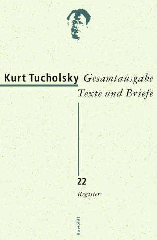 Buchcover von Gesamtausgabe Texte und Briefe 22: Register
