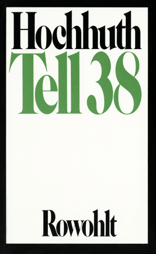 Buchcover von Tell 38: Dankrede für den Basler Kunstpreis 1976 am 2. Dezember in der Aula des Alten Museums - Anmerkungen - Dokumente
