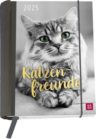 Buchkalender 2025: Für Katzenfreunde