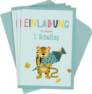 Cover Download Einladung zu meinem 1. Schultag - Einladungskarten