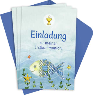 Cover Download Der Wunschfisch. Einladungskarten zur Erstkommunion