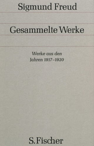 Cover Download Werke aus den Jahren 1917-1920