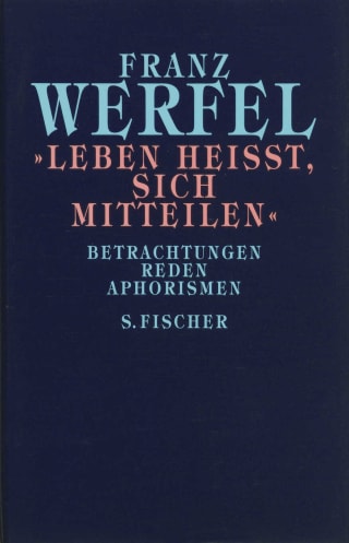 »Leben heißt, sich mitteilen«