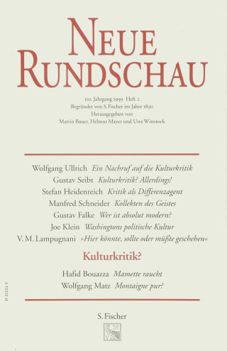 Neue Rundschau 1999/2