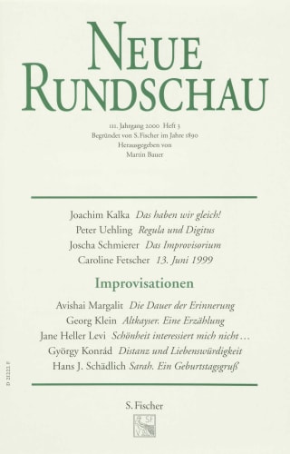 Neue Rundschau 2000/3