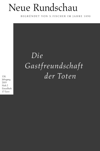 Cover Download Neue Rundschau 2019/2