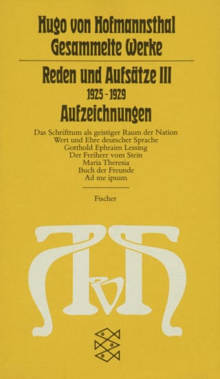 Reden und Aufsätze III