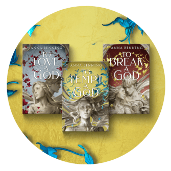 To Tempt A God Cover alle drei Bände
