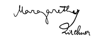 Scan der Unterschrift von Kirchner