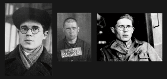 3 Portraitfotos Demidows aus den Jahren 1935, 1937, 1938