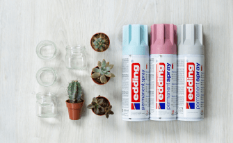 Materialien für DIY Mini-Blumentöpfe