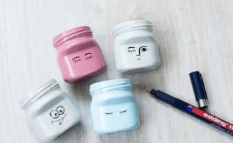 DIY Mini-Blumentöpfe bemalen